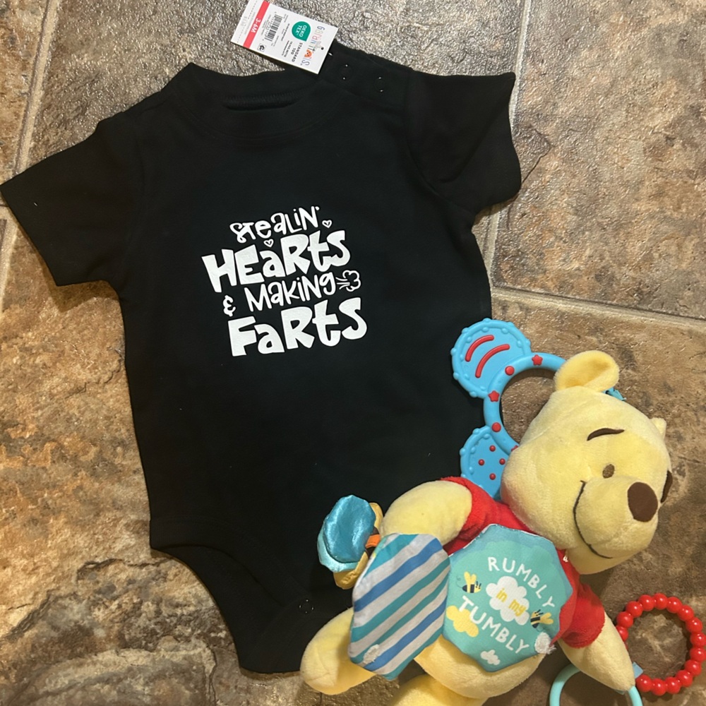 Gerber Black Bodysuit Classic Design